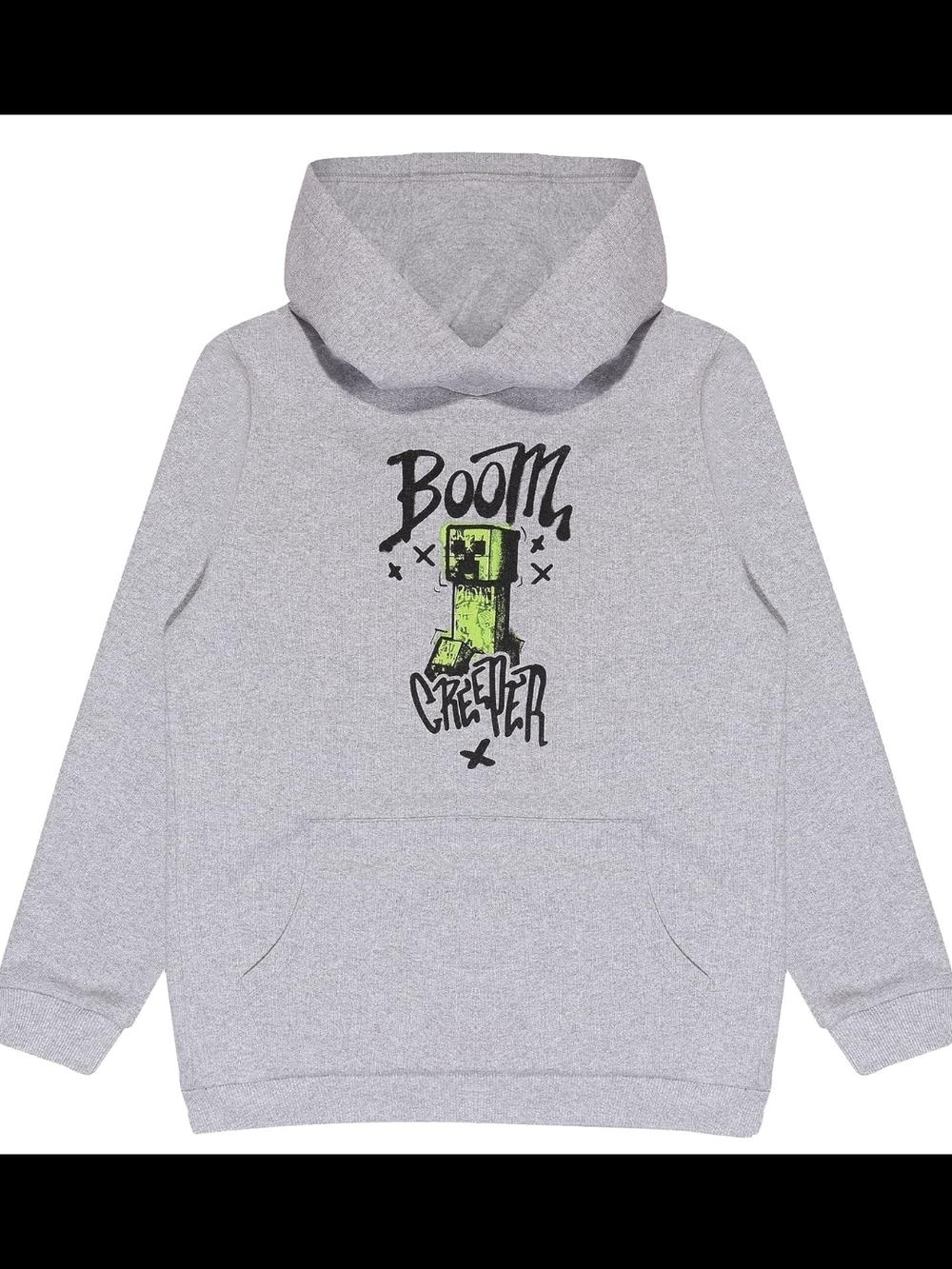 Minecraft Boom Creeper Run Pullover Hoodie